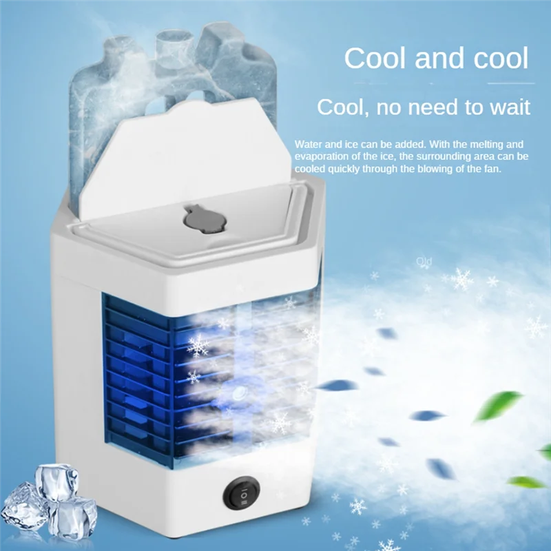 Portable Mini Air Conditioning & Spray Humidifying Fan