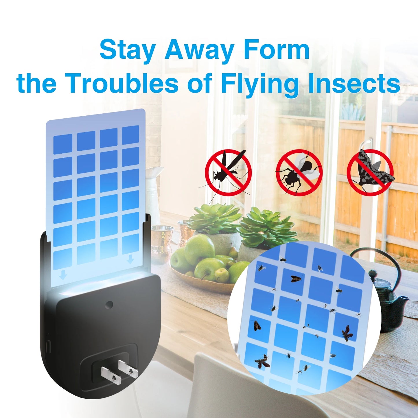 Smart LED Electric Insect Trap & Night Light